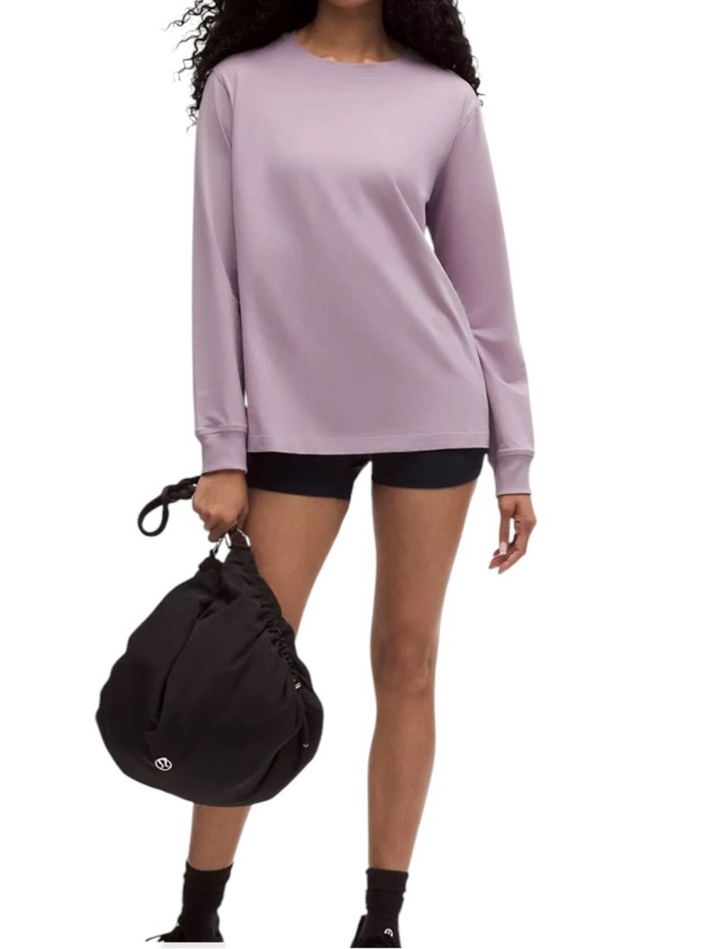 lululemon athletica All Yours Long-Sleeve Shirt Top Dusty Lavender
